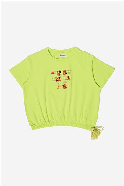 Fracomina Kız Çocuk Yeşil T-Shirt