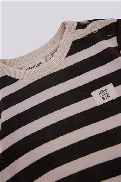 Gb Baby Basic Erkek Bebek Çizgili TshirtGb Baby Basic Erkek Bebek Çizgili Tshirt