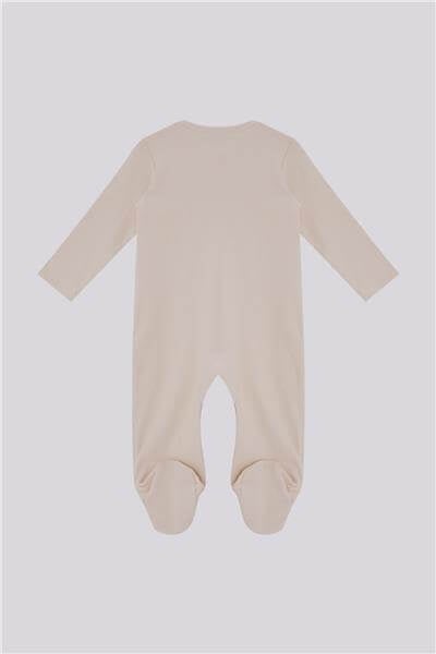 Gb Baby Basic Erkek Bebek Ekru TulumGb Baby Basic Erkek Bebek Ekru Tulum