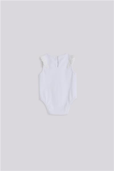 Gb Baby Basic Kız Bebek Beyaz Body ve Şort TakımıGb Baby Basic Kız Bebek Beyaz Body ve Şort Takımı
