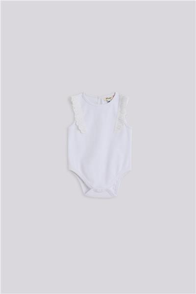 Gb Baby Basic Kız Bebek Beyaz Body ve Şort TakımıGb Baby Basic Kız Bebek Beyaz Body ve Şort Takımı