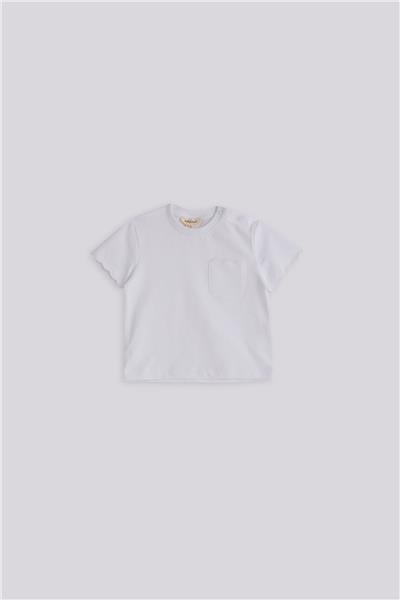 Gb Baby Basic Kız Bebek Beyaz TshirtGb Baby Basic Kız Bebek Beyaz Tshirt