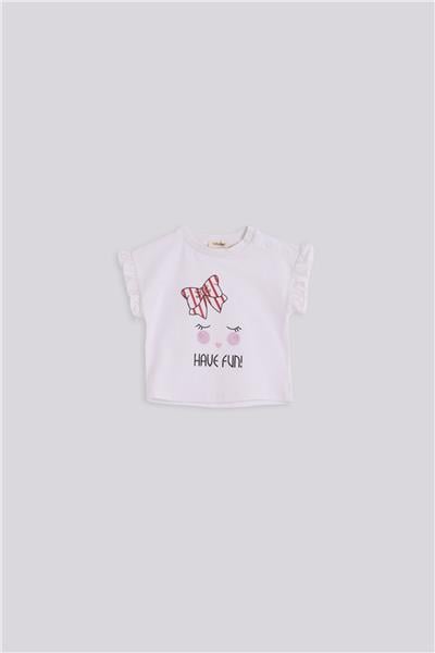 Gb Baby Basic Kız Bebek Desenli Şort ve Tshirt TakımıGb Baby Basic Kız Bebek Desenli Şort ve Tshirt Takımı