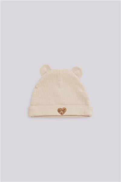 Gb Baby Basic Kız Bebek Ekru BereGb Baby Basic Kız Bebek Ekru Bere