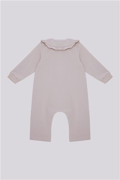 Gb Baby Basic Kız Bebek Ekru TulumGb Baby Basic Kız Bebek Ekru Tulum