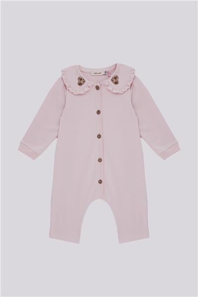 Gb Baby Basic Kız Bebek Pembe TulumGb Baby Basic Kız Bebek Pembe Tulum