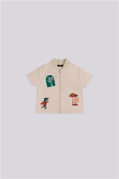 GB Baby Erkek Bebek Bej GömlekGB Baby Erkek Bebek Bej Gömlek