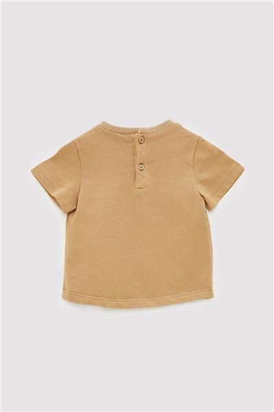GB Baby Erkek Bebek Bej T-Shirt