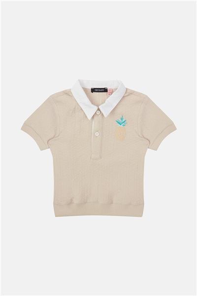 GB Baby Erkek Bebek Bej Tshirt