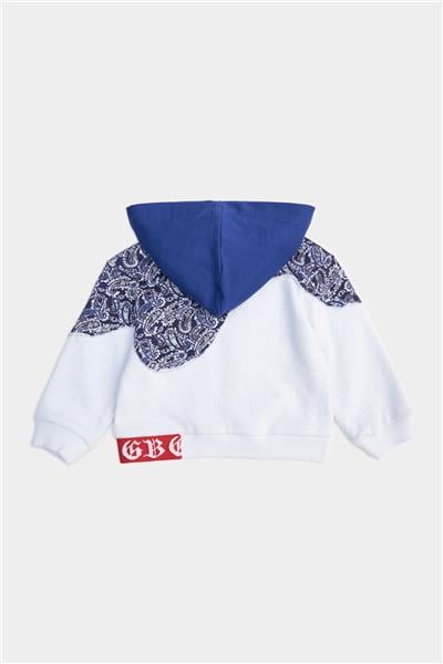 GB Baby Erkek Bebek Beyaz Eşofman Üstü