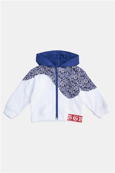 GB Baby Erkek Bebek Beyaz Eşofman Üstü