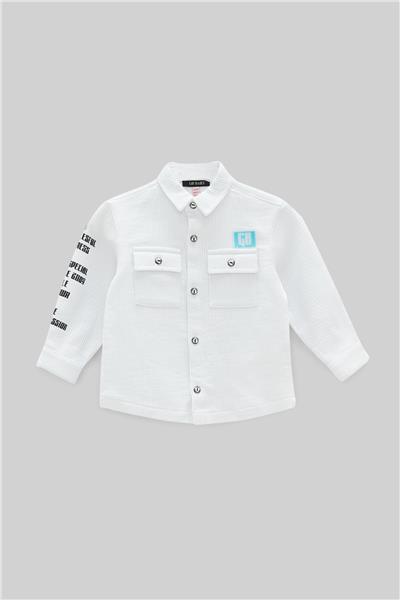 GB Baby Erkek Bebek Beyaz Gömlek