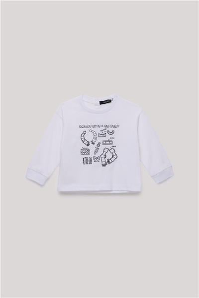 GB Baby Erkek Bebek Beyaz T-Shirt