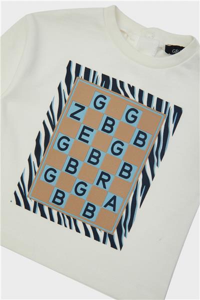 GB Baby Erkek Bebek Beyaz T-Shirt