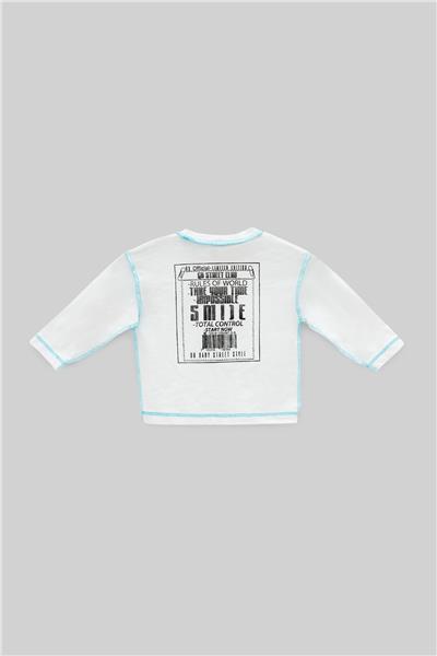 GB Baby Erkek Bebek Beyaz T-Shirt