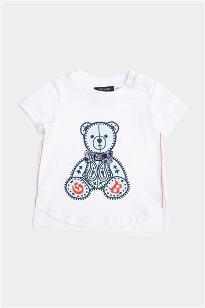 GB Baby Erkek Bebek Beyaz Tshirt