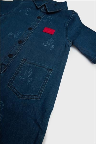 GB Baby Erkek Bebek Denim Tulum