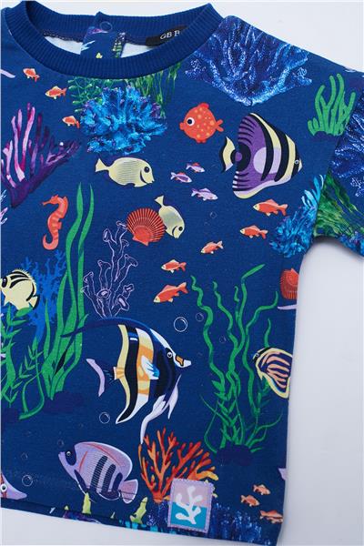 GB Baby Erkek Bebek Desenli T-Shirt