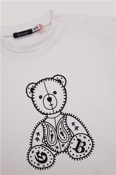GB Baby Erkek Bebek Ekru Sweatshirt