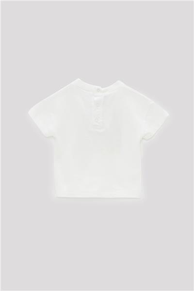 GB Baby Erkek Bebek Ekru T-Shirt