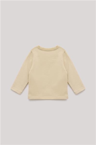 GB Baby Erkek Bebek Ekru T-Shirt