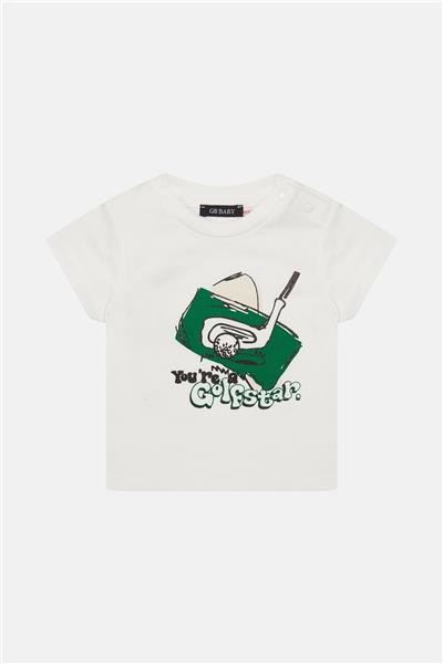 GB Baby Erkek Bebek Ekru Tshirt