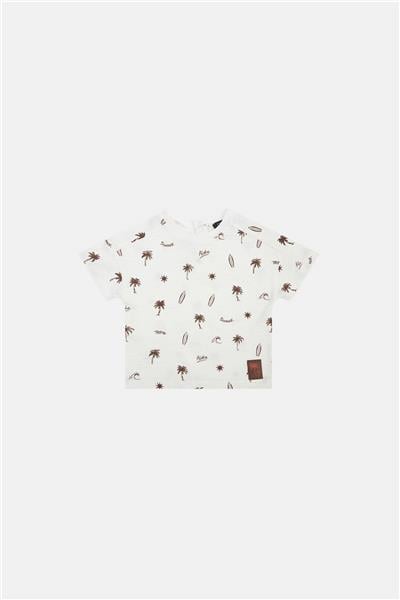 GB Baby Erkek Bebek Ekru Tshirt