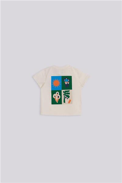 GB Baby Erkek Bebek Ekru TshirtGB Baby Erkek Bebek Ekru Tshirt