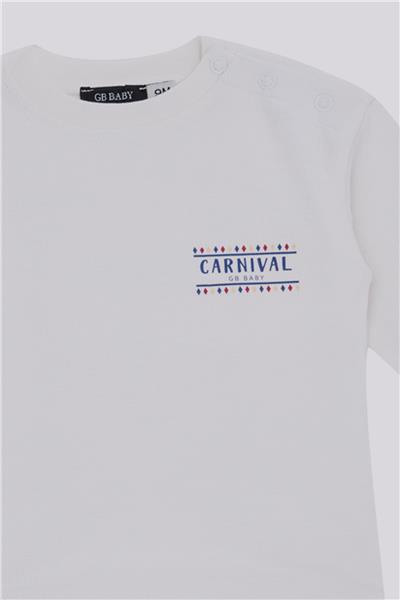 GB Baby Erkek Bebek Ekru TshirtGB Baby Erkek Bebek Ekru Tshirt