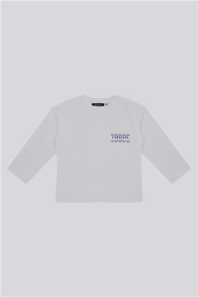 GB Baby Erkek Bebek Ekru TshirtGB Baby Erkek Bebek Ekru Tshirt