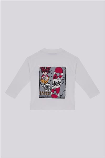 GB Baby Erkek Bebek Ekru TshirtGB Baby Erkek Bebek Ekru Tshirt