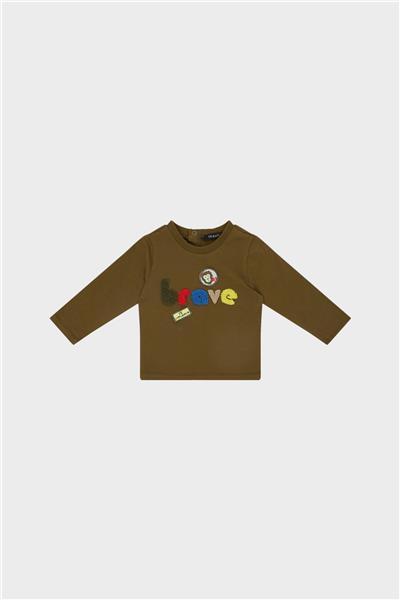 GB Baby Erkek Bebek Haki T-Shirt
