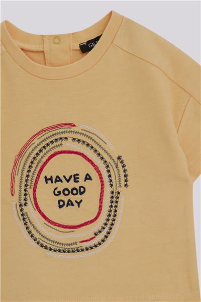 GB Baby Erkek Bebek Hardal TshirtGB Baby Erkek Bebek Hardal Tshirt