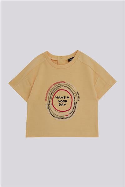 GB Baby Erkek Bebek Hardal TshirtGB Baby Erkek Bebek Hardal Tshirt