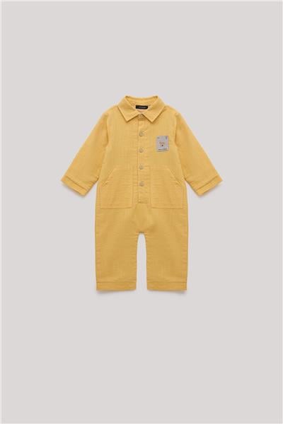 GB Baby Erkek Bebek Hardal Tulum