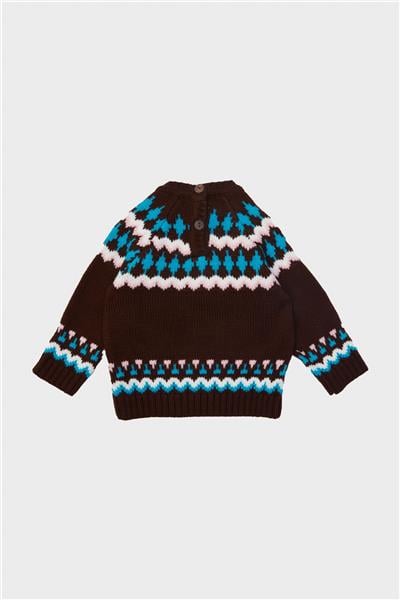 GB Baby Erkek Bebek Kahve Kazak