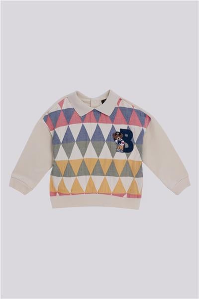 GB Baby Erkek Bebek Renkli SweatshirtGB Baby Erkek Bebek Renkli Sweatshirt