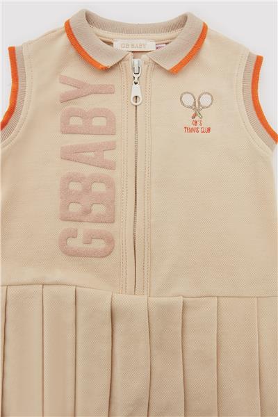 GB Baby Kız Bebek Bej Elbise