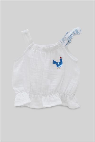 GB Baby Kız Bebek Beyaz Bluz