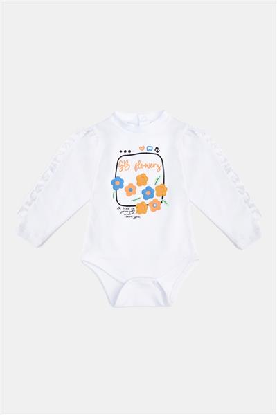 GB Baby Kız Bebek Beyaz Body