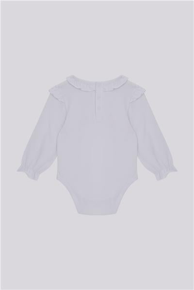 GB Baby Kız Bebek Beyaz BodyGB Baby Kız Bebek Beyaz Body
