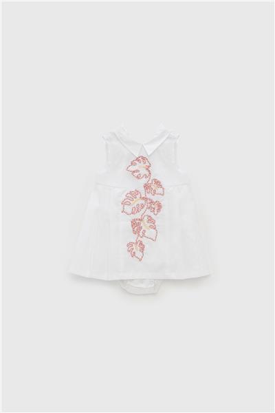 GB Baby Kız Bebek Beyaz Elbise
