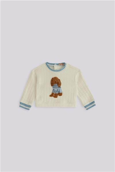 GB Baby Kız Bebek Beyaz SweatshirtGB Baby Kız Bebek Beyaz Sweatshirt