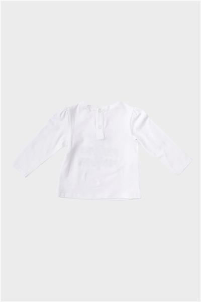 GB Baby Kız Bebek Beyaz T-Shirt