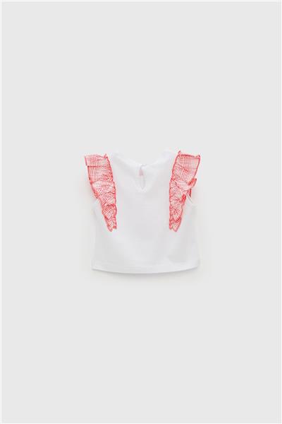 GB Baby Kız Bebek Beyaz T-Shirt