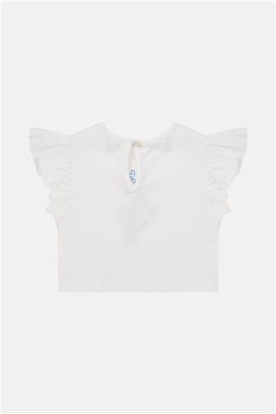 GB Baby Kız Bebek Beyaz Tshirt