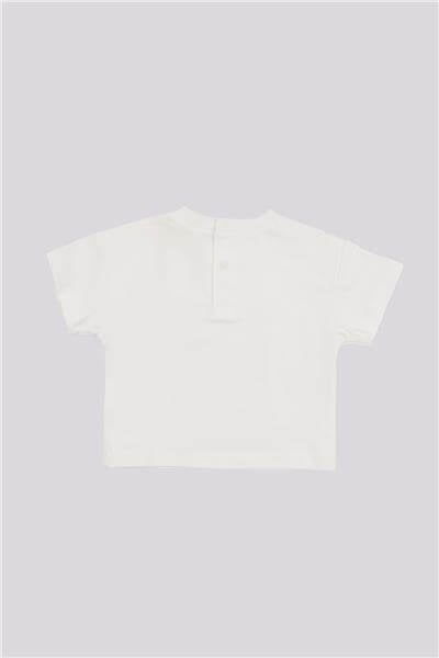 GB Baby Baby Girl White TshirtGB Baby Baby Girl White Tshirt