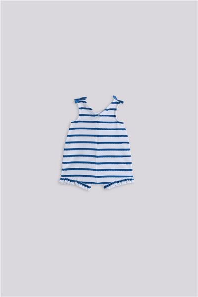 GB Baby Baby Girl Striped OverallGB Baby Baby Girl Striped Overall