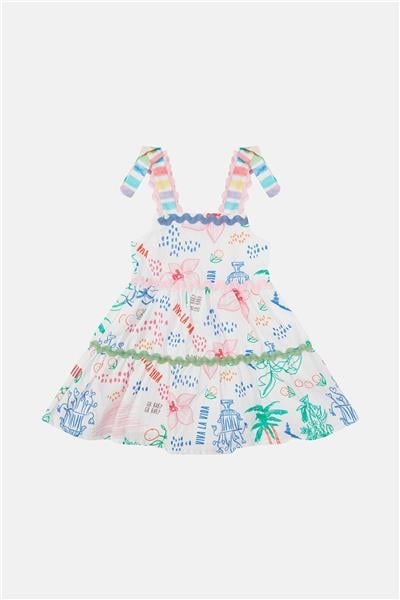 GB Baby Kız Bebek Desenli Elbise