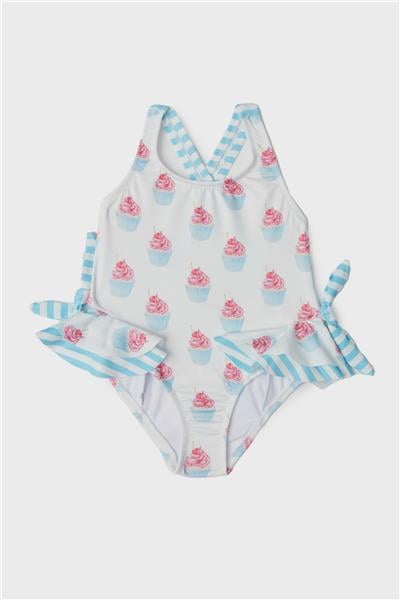 GB Baby Kız Bebek Desenli Mayo